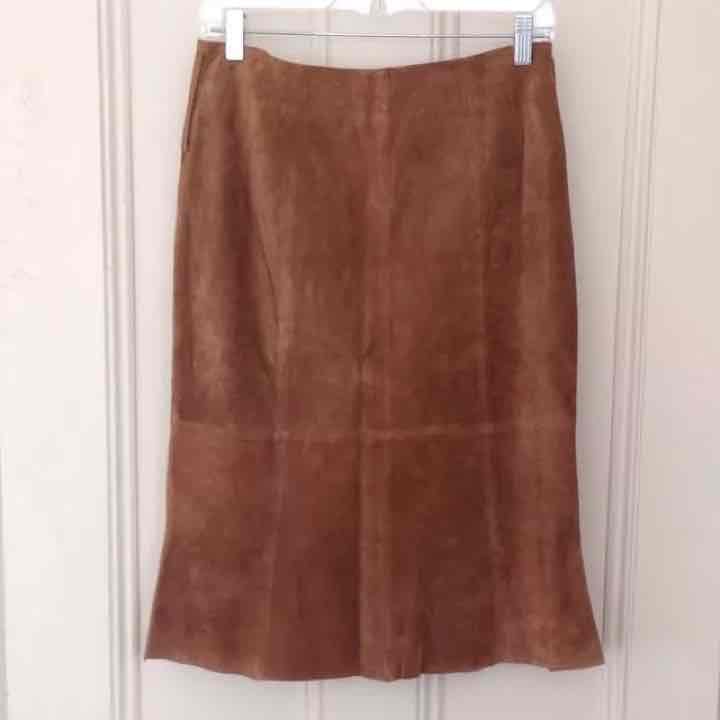 CASTRO Genuine Suede Leather Skirt