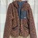 Stussy Fleece Jacket Brown & Orange