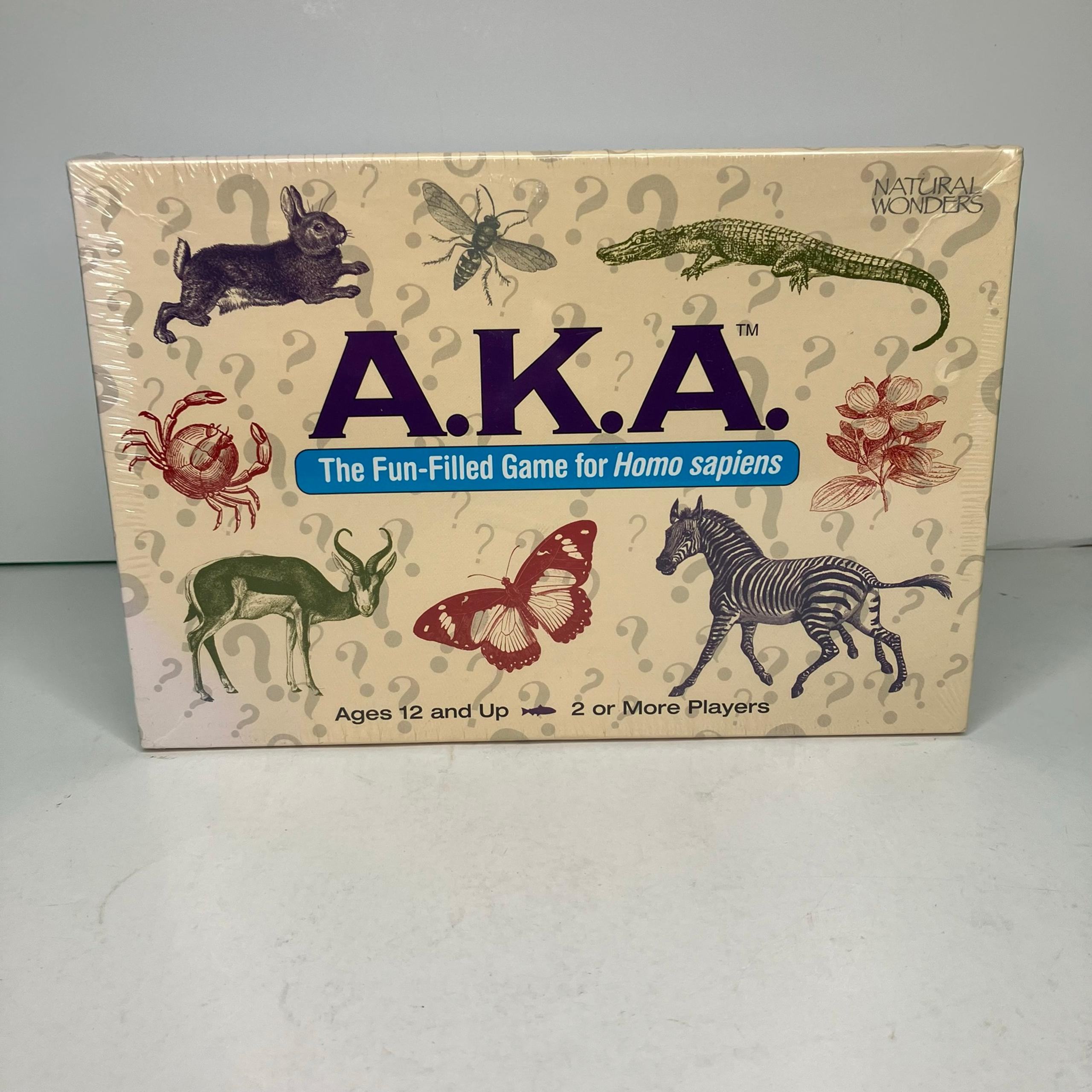 A.K.A Fun-filled Board Nature Game for Homo Sapiens 1994 University Games New