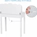 Small Writing Desk with Hutch and USB Ports, 31.5 Home Office Desk with Drawers