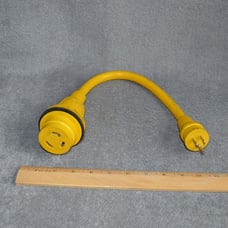 MARINCO MARINE SHORE POWER PIGTAIL~15A 120V MALE TO 30A 120V FEMALE + FREE BONUS