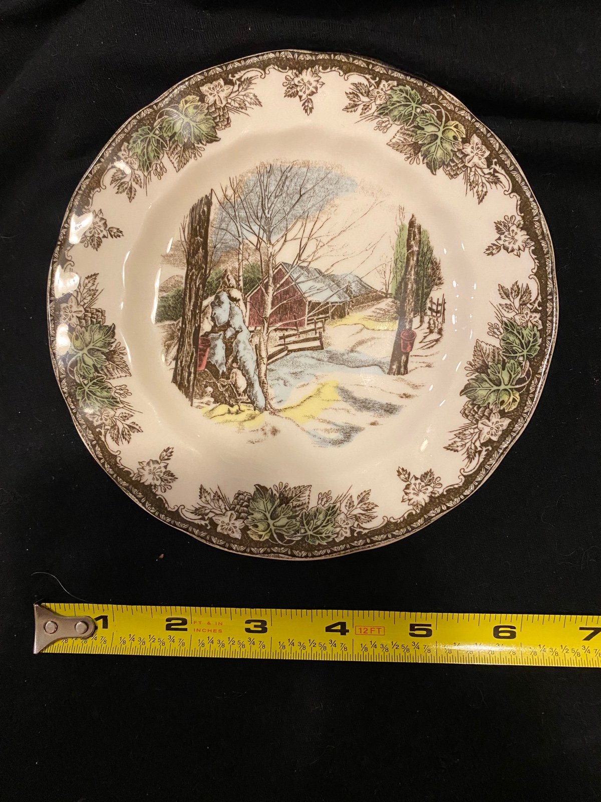 Johnson Bros The Friendly Village Bread and Butter Plates
