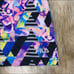 FILA Workout Halter Neon Abstract Top, M