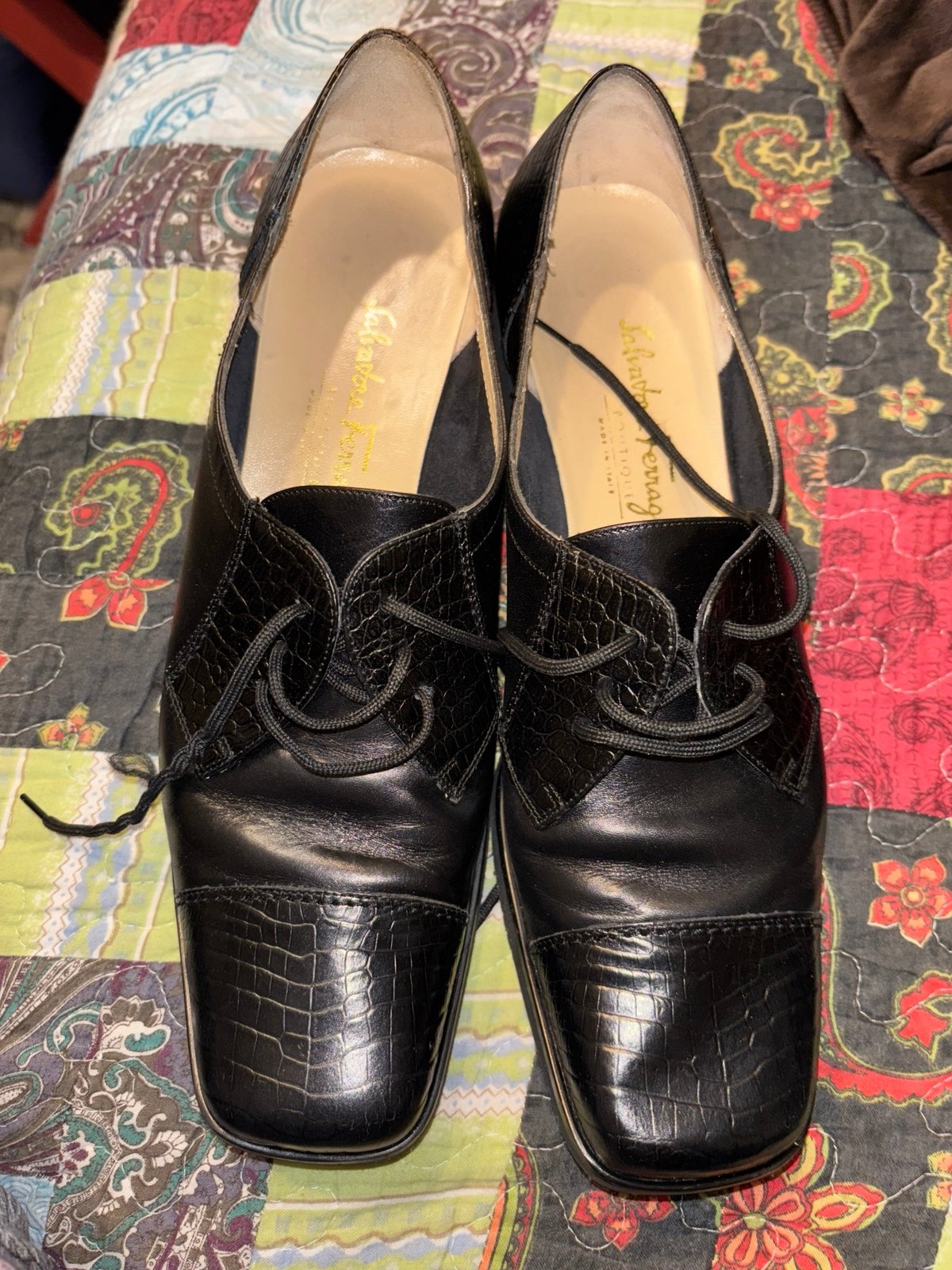 Salvatore Ferragamo black shoes