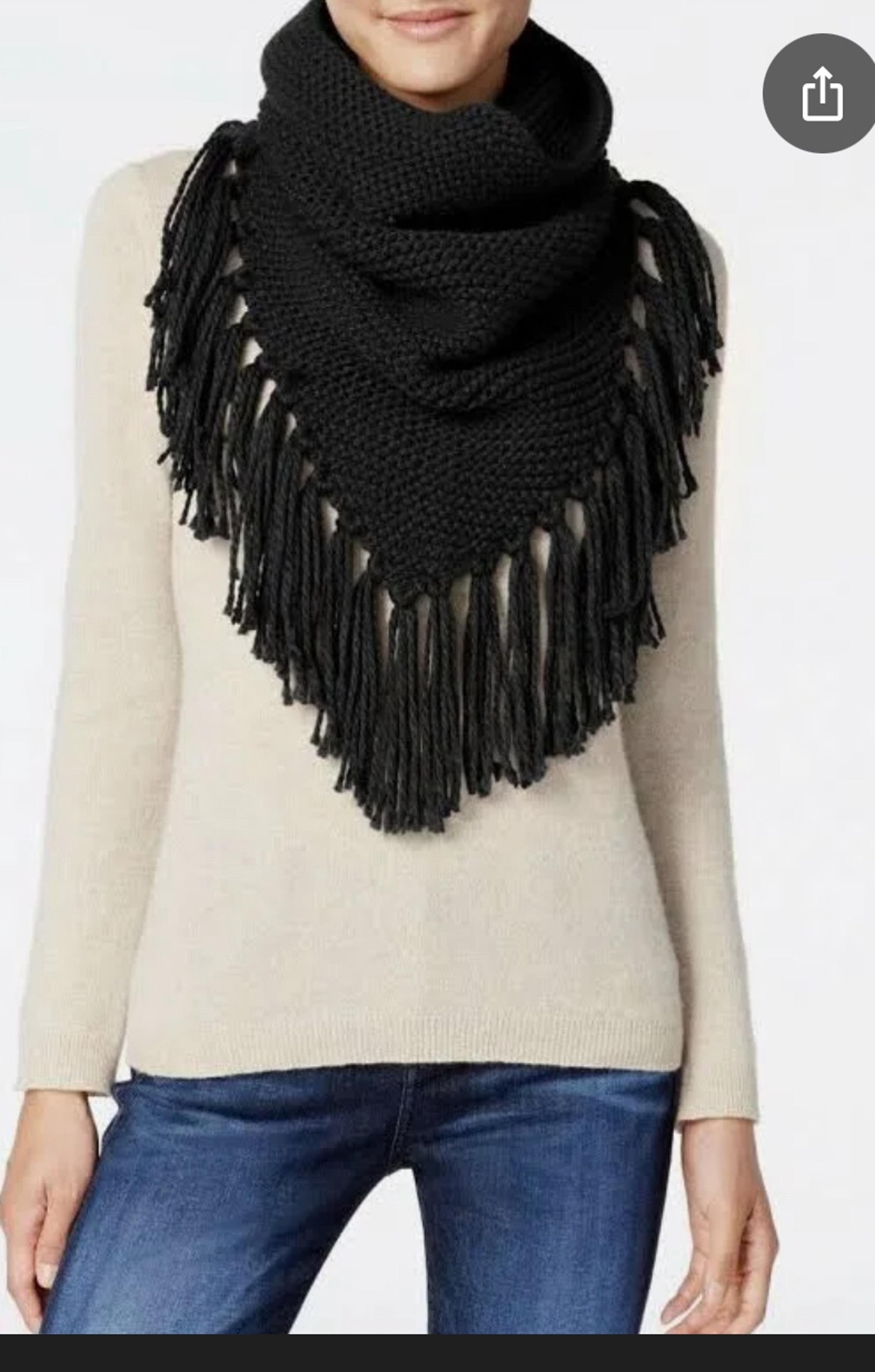 New Steve Madden fringe infinity scarf