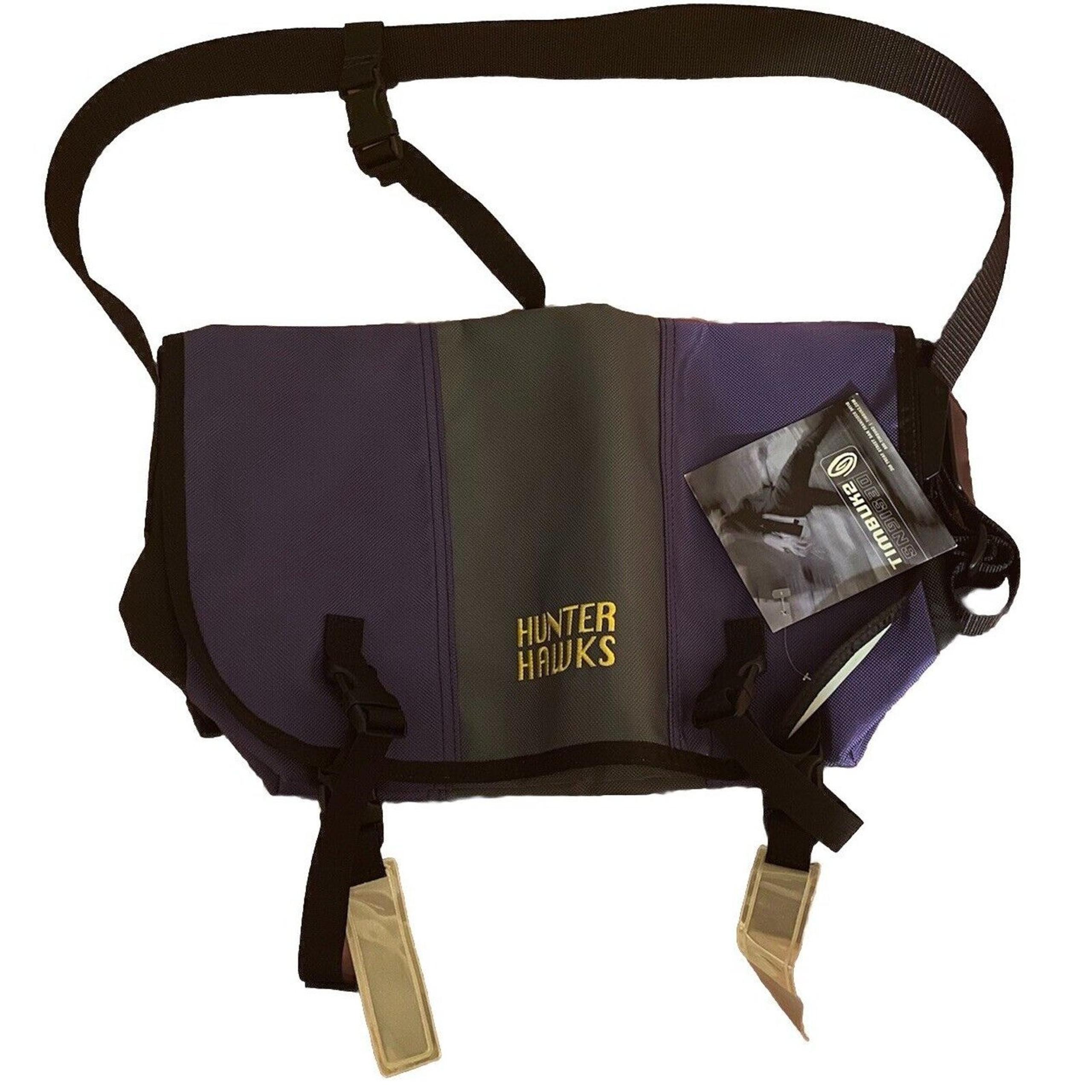 Timbuk2 Messenger Bag Courier Laptop Purple Gray Size Medium NEW Hunter Hawks