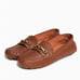 Coach - Women’s Crosby Driver Pebbled leather Loafers shoes lion brown size 7.5