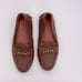 Coach - Women’s Crosby Driver Pebbled leather Loafers shoes lion brown size 7.5