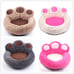 POOCH-LABS Paw Shape Washable Sleeping Dog Bed