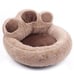 POOCH-LABS Paw Shape Washable Sleeping Dog Bed