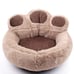 POOCH-LABS Paw Shape Washable Sleeping Dog Bed