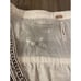 Free People Iggie Ivory Embroidered Crop Top Boho Size XS Pullover Woven 148