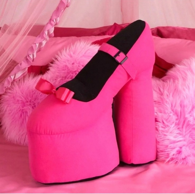 Dolls Kill Huge Heel Throw Pillow