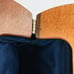 Vintage 70s Green Wooden Handle Clutch