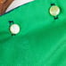 Vintage 70s Green Wooden Handle Clutch