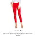 MOTHER The Looker Ankle Fray In Firecracker Skinny Red Jeans