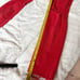 MOTHER The Looker Ankle Fray In Firecracker Skinny Red Jeans