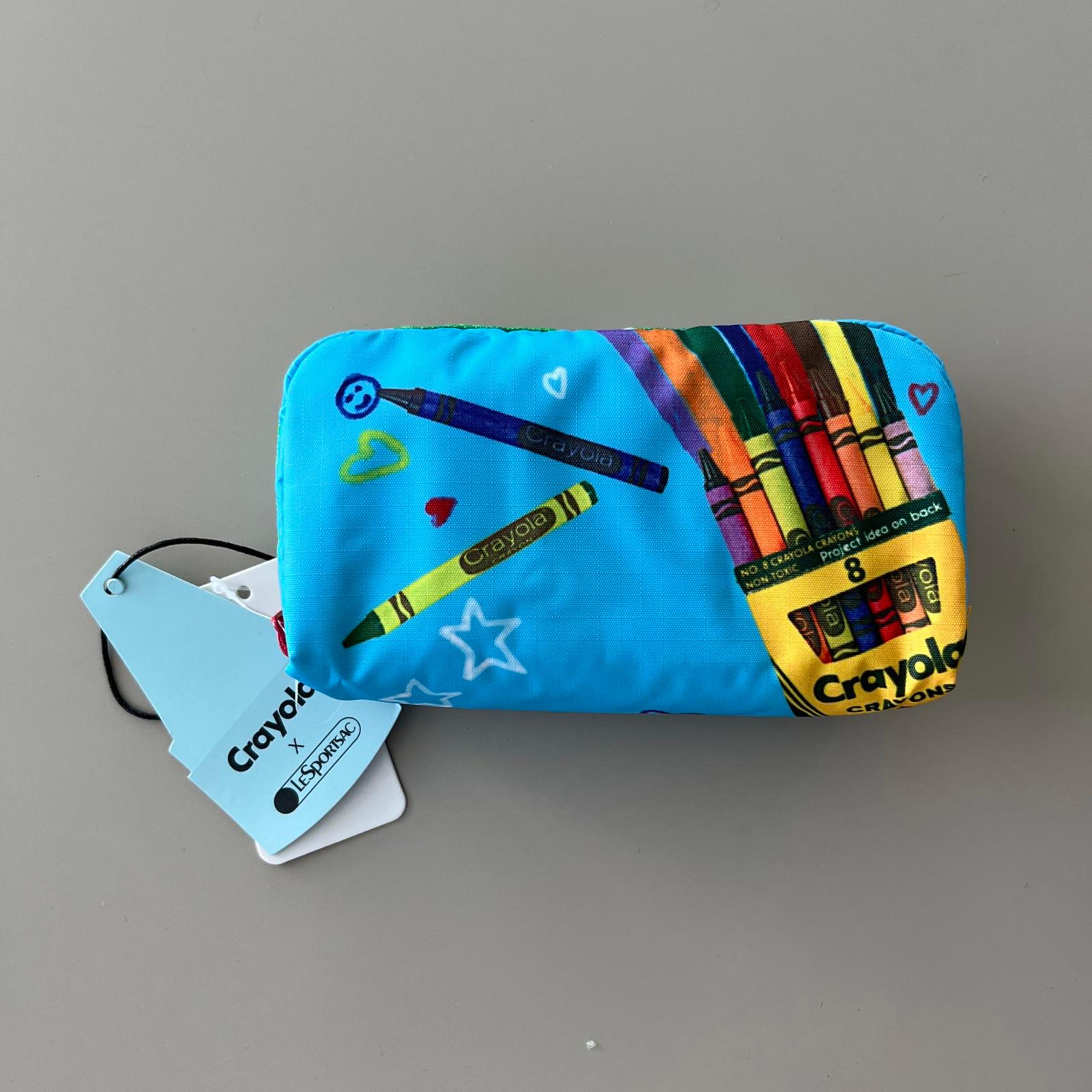 Lesportsac Crayola Crayons Rectangular Cosmetic Bag NWT