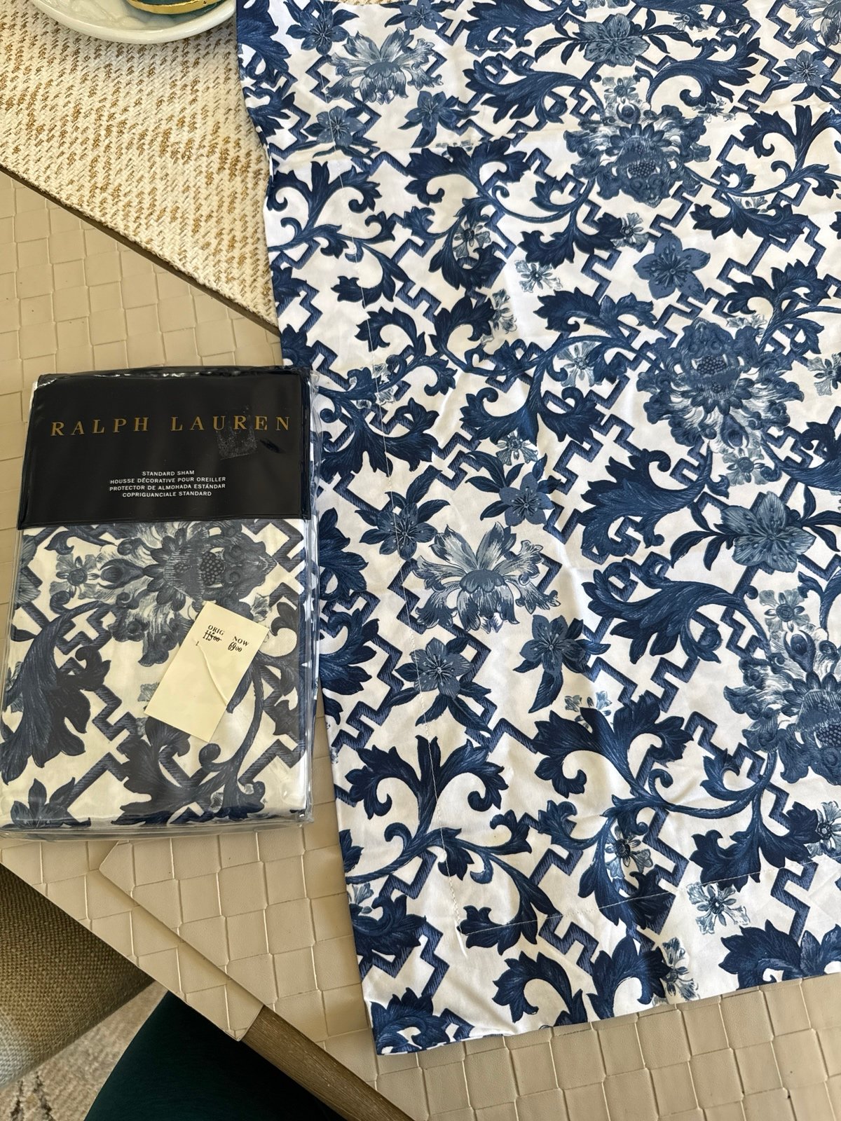 New Ralph Lauren Pillow shams set of 2