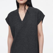 COS Oversized Boiled Wool Vest