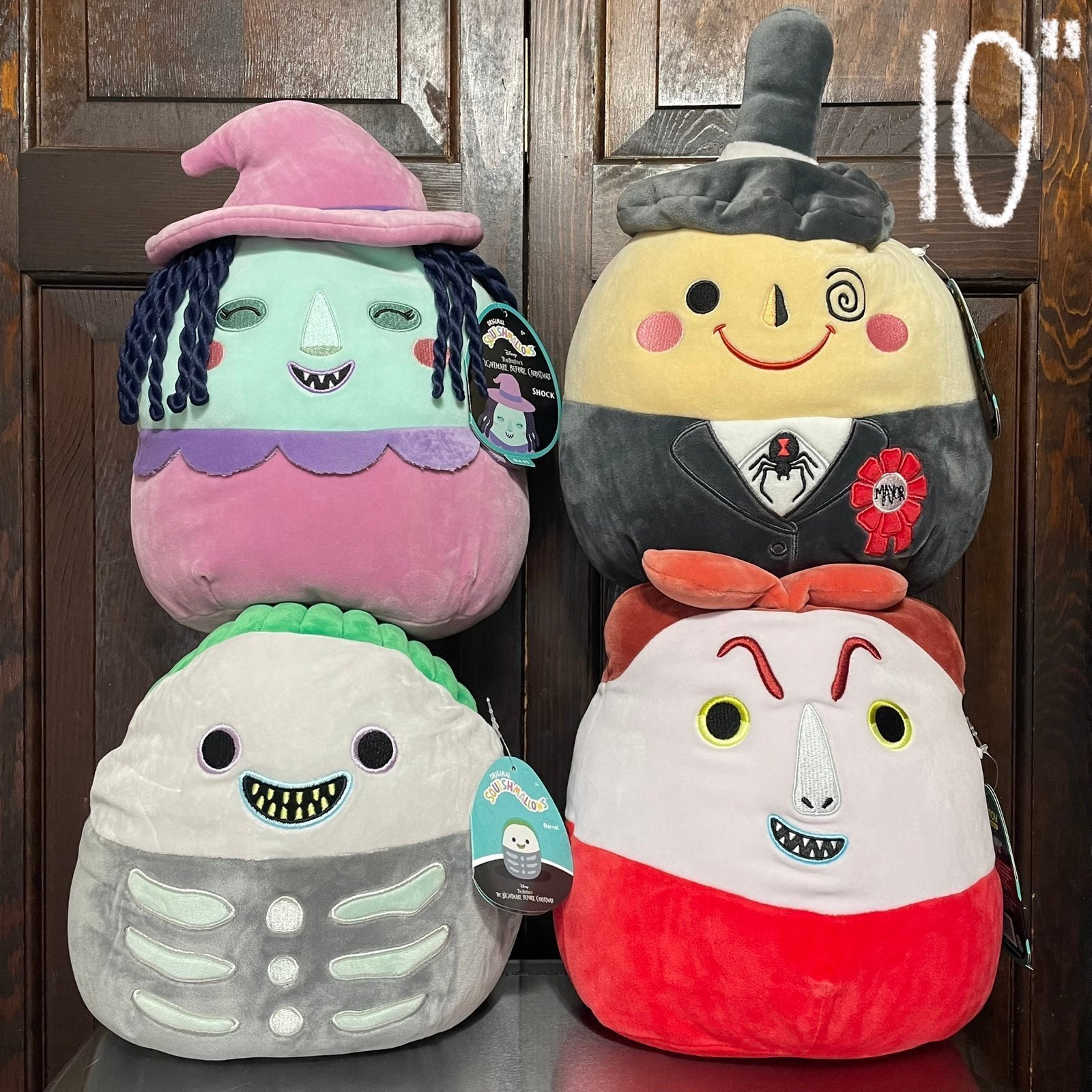 NWT Squishmallow Lock, Shock, Barrel, and the Mayor 10