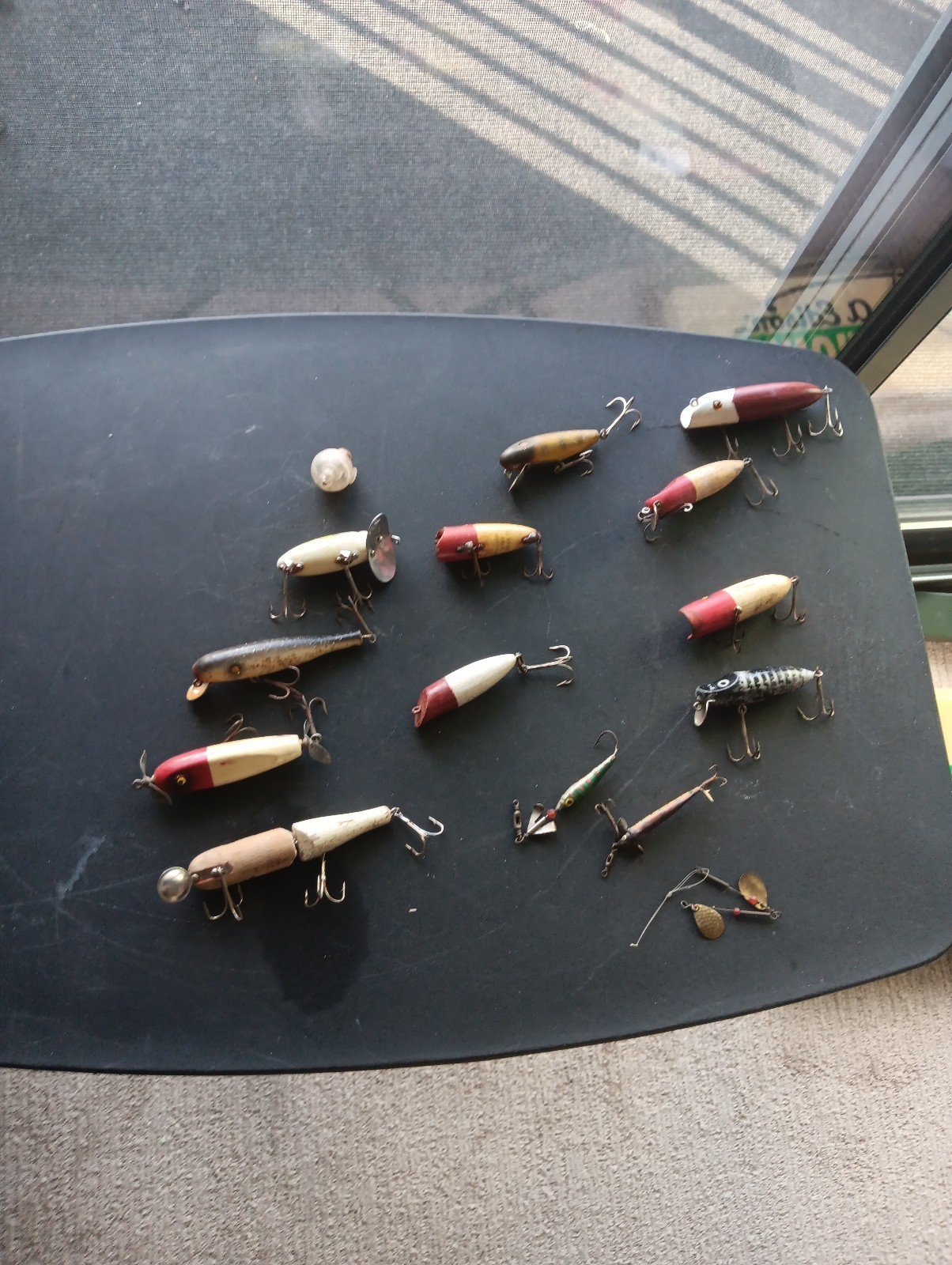 Fishing lures wooden vintage