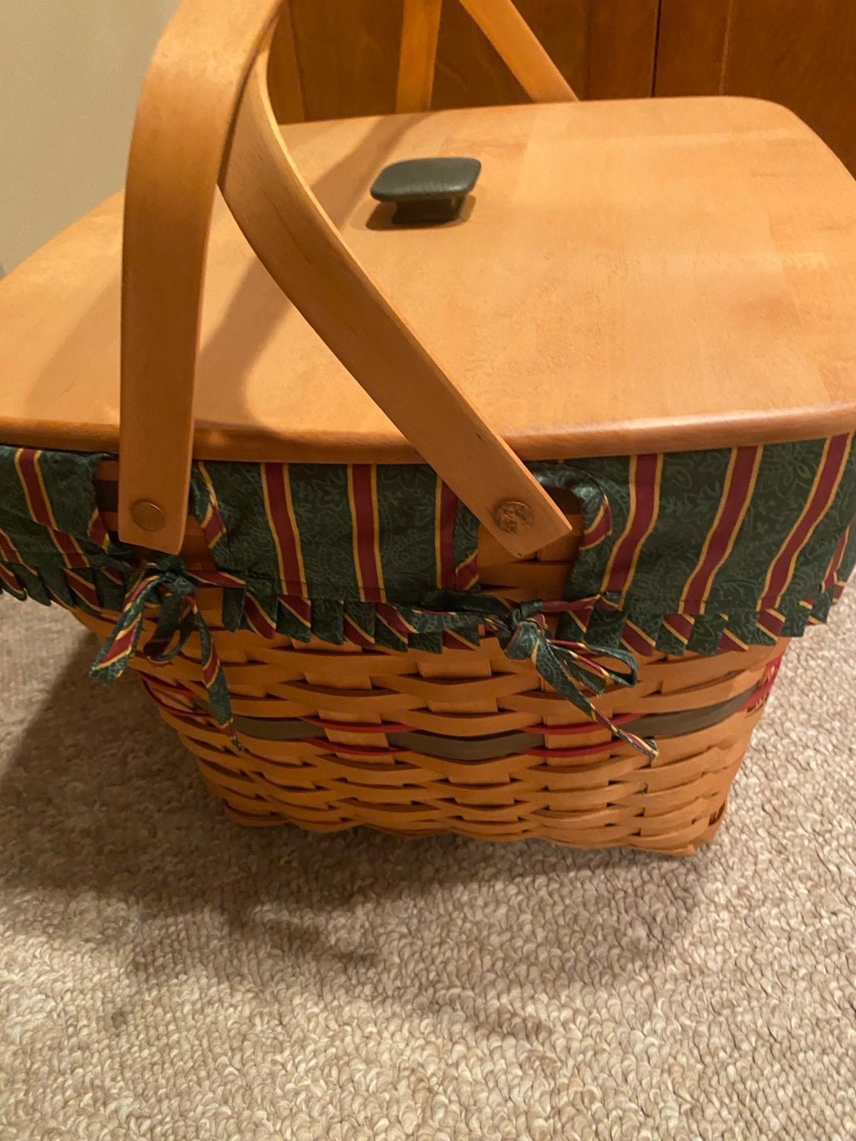 Longaberger Evergreen 1995 Hostess Basket