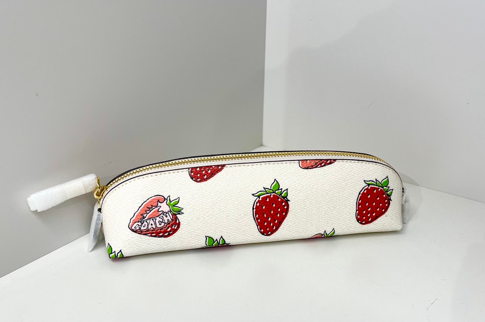 Coach Pencil Case With Strawberry Print# CAP08