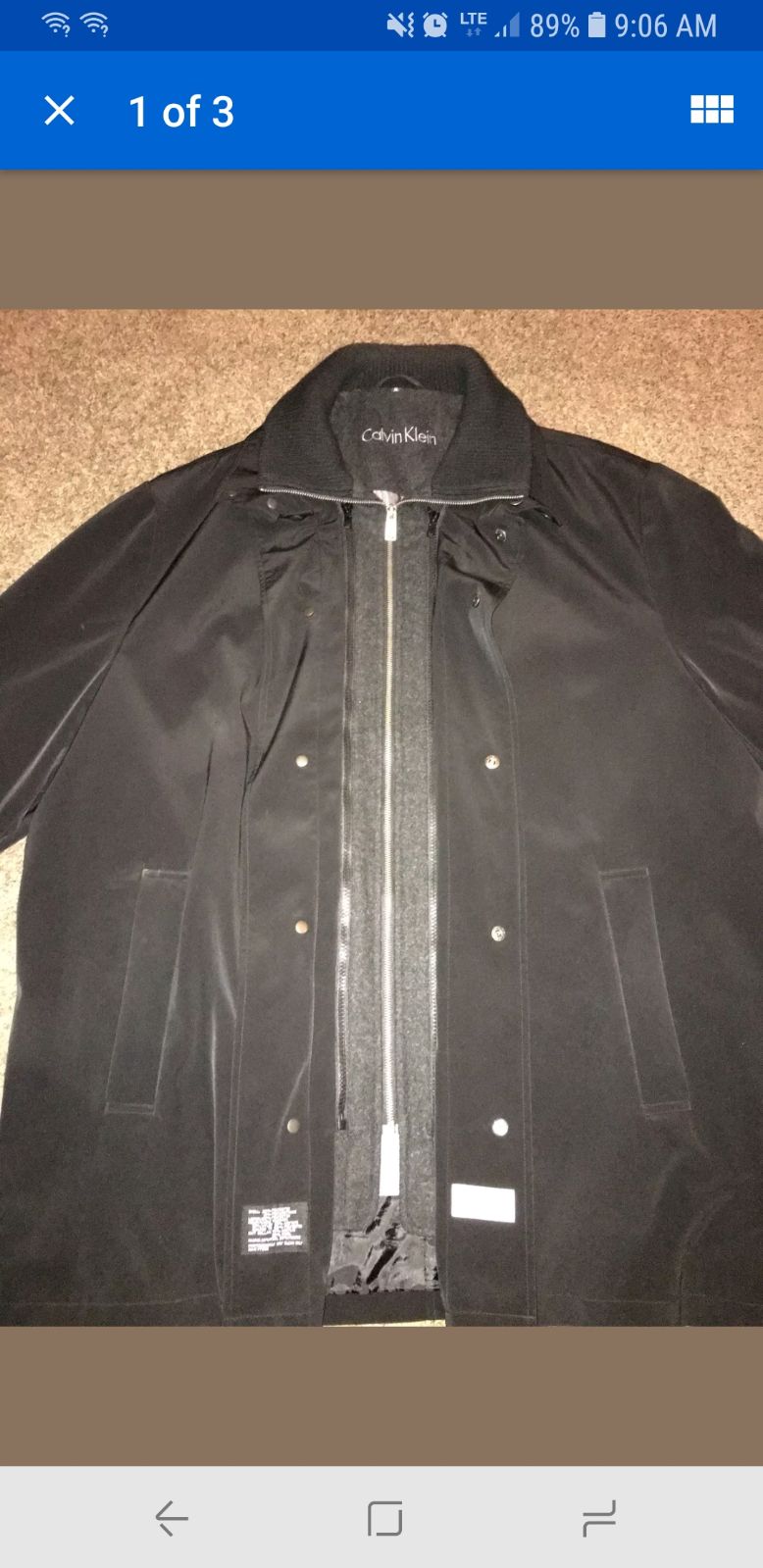 CALVIN KLEIN COAT