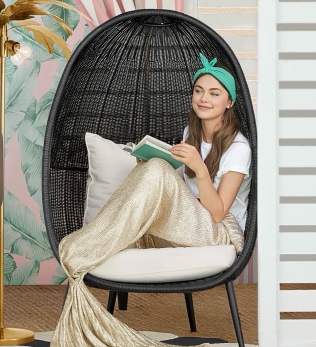 Pottery Barn Teen The Emily & Meritt Mermaid Throw Blanket PBteen