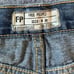 Free People Denim Shorts w/ Lace Trim