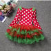 NEW Minnie Mouse Girls Long Sleeve Christmas Tutu Dress with matching hairbow