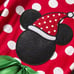 NEW Minnie Mouse Girls Long Sleeve Christmas Tutu Dress with matching hairbow
