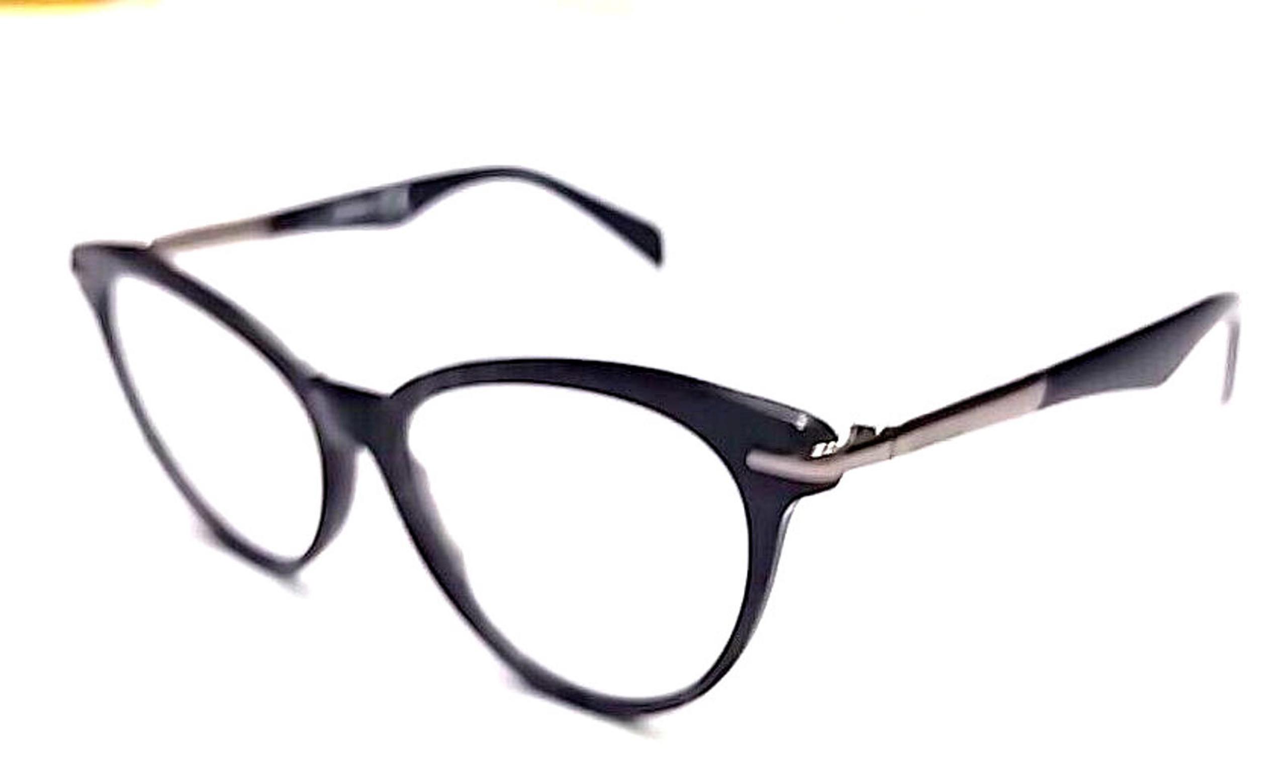 Diesel DL5193 005 Black Marble Oval Cat Eyes Eyeglasses Frame 54-15 140 New