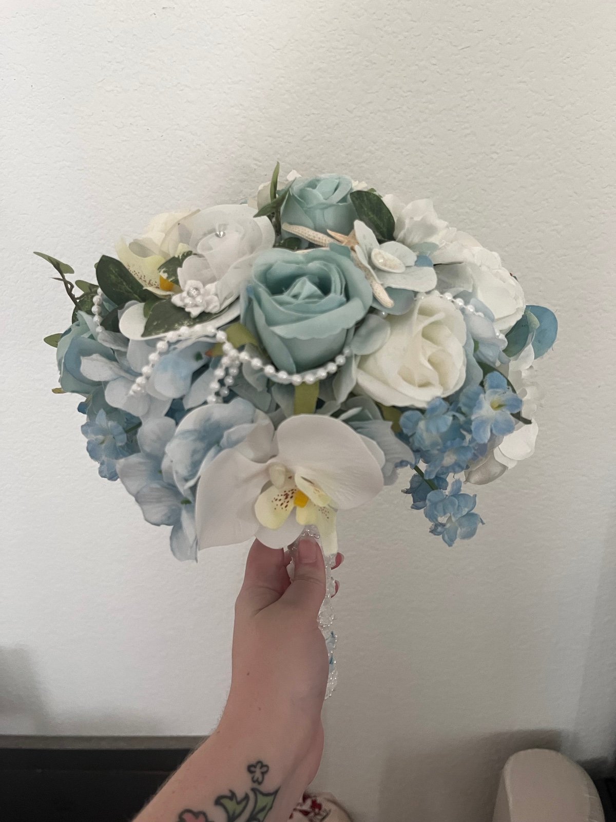 wedding bouquet -Beach themed