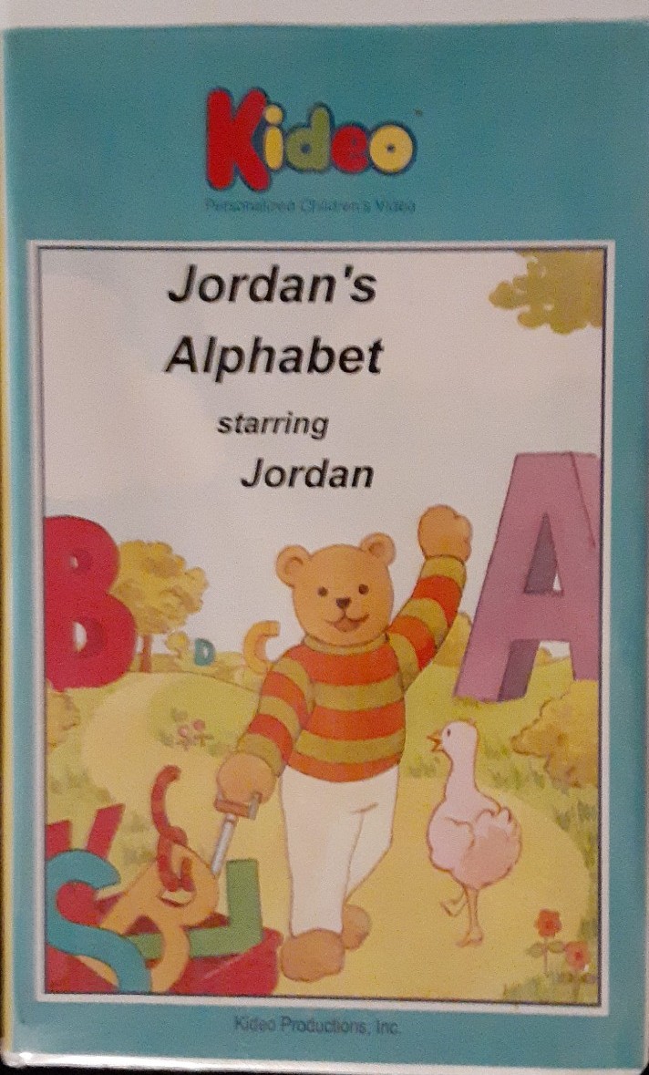 Jordan's Alphabet Starring Jordan 1VHS RARE ANIMATION