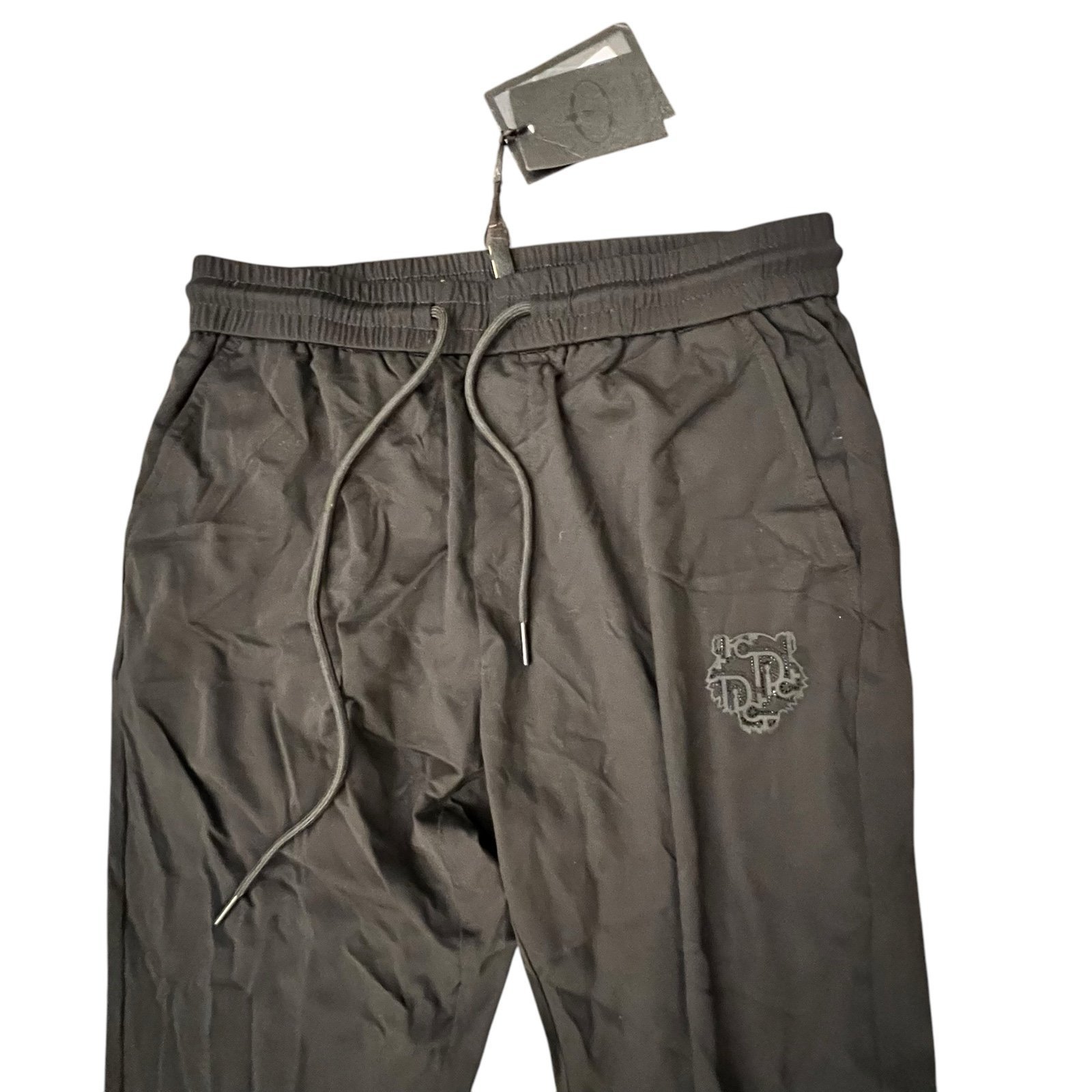 Men’s V Homme Tech Pants Pull On XL Jogger Black Activewear Athleisure NWT 149