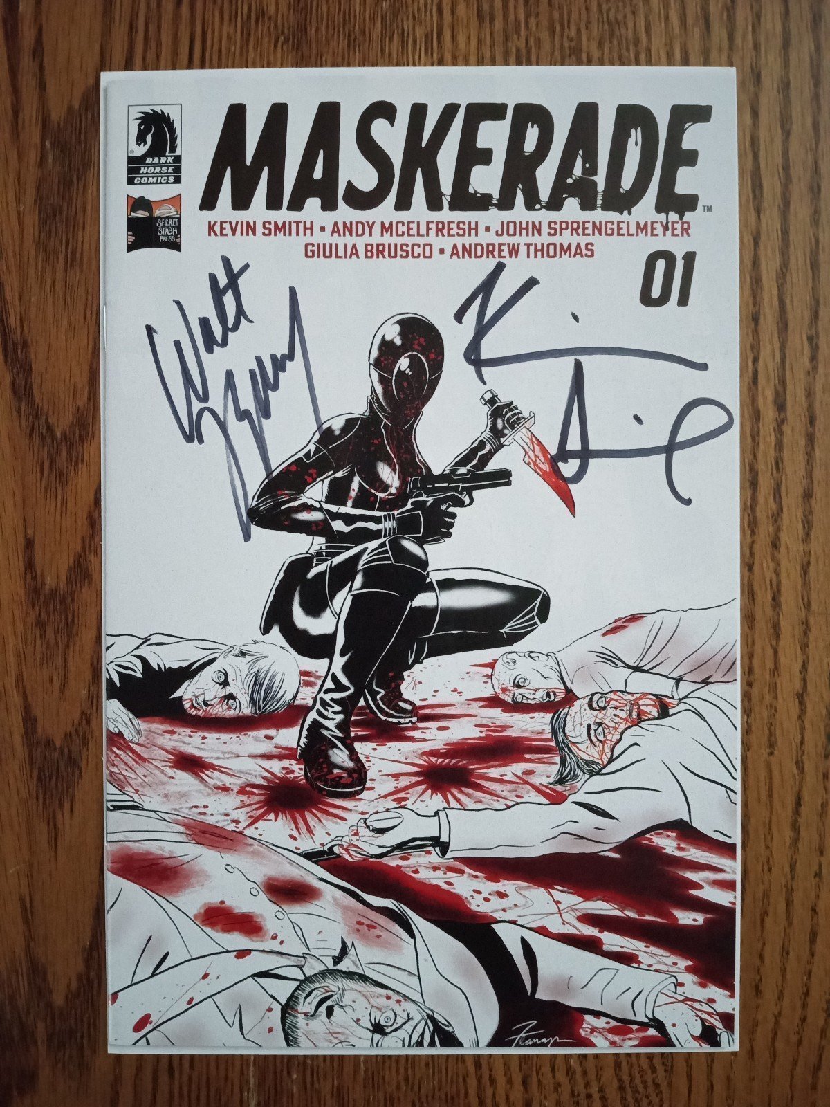 Double Signed Kevin Smith & Walt Flanagan Maskerade #1 Secret Stash Exclusive