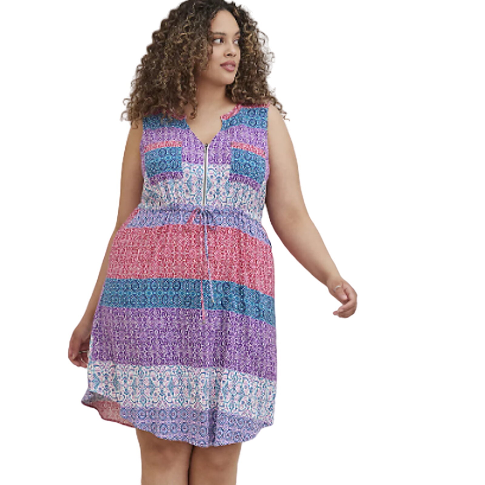 NWT TORRID SIZE 2 MINI TEXTURED RAYON SHIRT DRESS SIZE 18-20, 2X