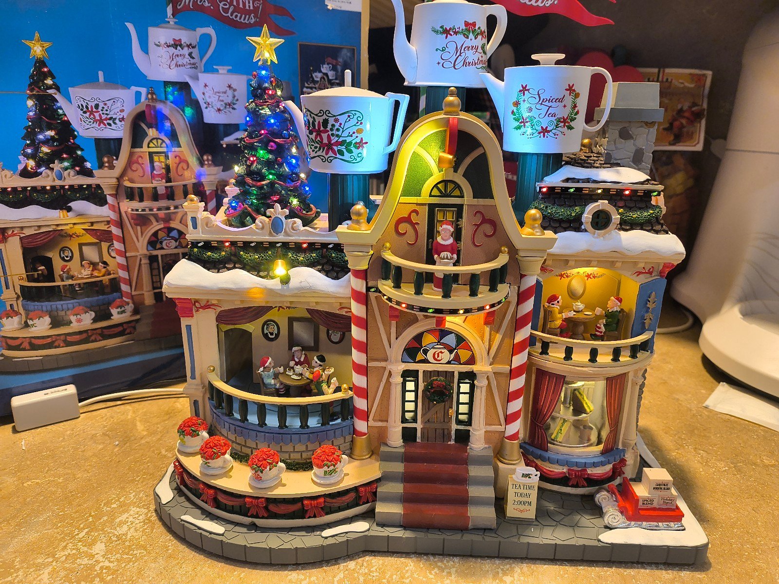 Lemax Tea with Mrs Claus