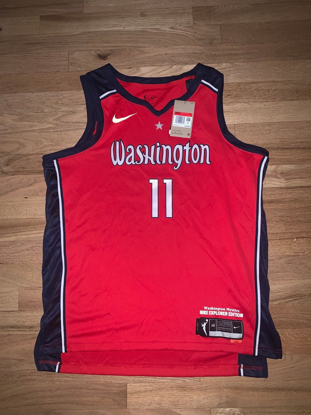 Washington Mystics Elena Delle-Donne Nike Explorer Edition Women’s Jersey Sz L