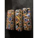 3 Rare Venetian Antique Chevron Cane Millefiori core African Glass Trade beads