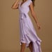French Countryside Lavender High-Low Dress