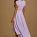 French Countryside Lavender High-Low Dress
