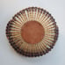 Vintage Handmade Wooden Beaded Basket Bowl with Handles Home Decor