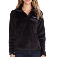 Patagonia re tool black fleece pullover sweater size medium