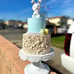 cupcakes and cashmere easter 2 tier cake 21” high RARE!