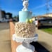 cupcakes and cashmere easter 2 tier cake 21” high RARE!