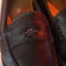 Coach Black Leather Casual Flat Shoes Womens Size 7 B (pre owned)