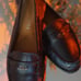 Coach Black Leather Casual Flat Shoes Womens Size 7 B (pre owned)